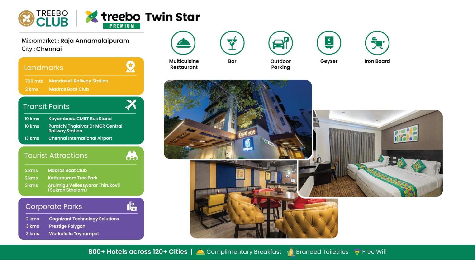 钦奈 Treebo Premium Twin Star酒店 外观 照片